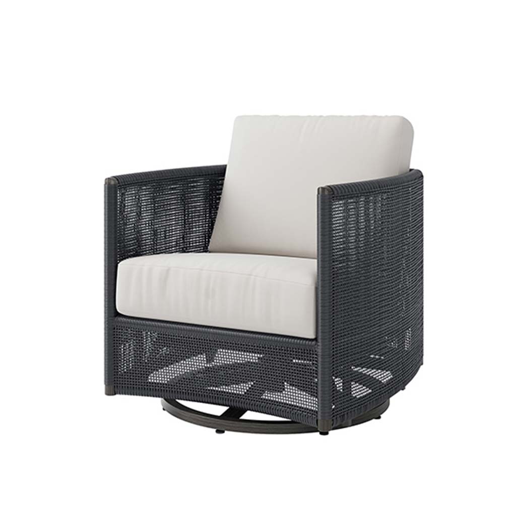 Orleans Arm Swivel Glider || Coal/Smoke