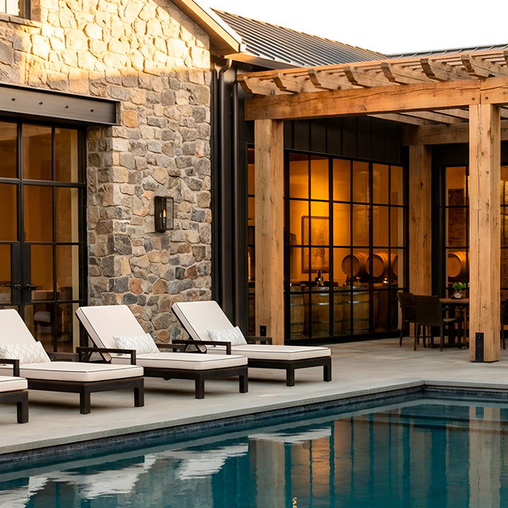 Essential Customizable Lounge with Wooden Accent