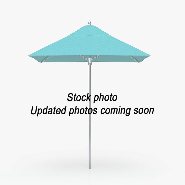 6.5' Square Aluminum Market Umbrella