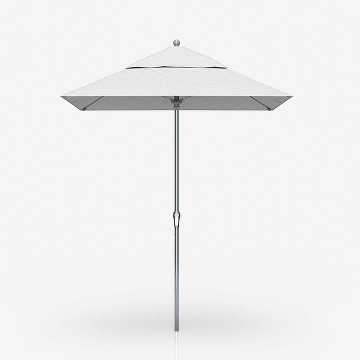 6.5' Square Fiberglass Market Umbrella - Crank/No Tilt