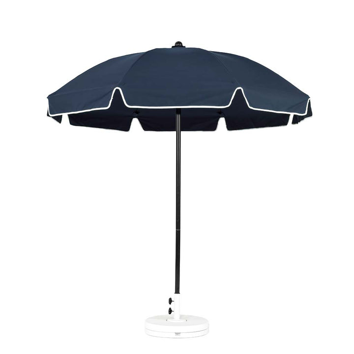 7.5' Modern Fiberglass Market Umbrella - Manual Lift/No Tilt