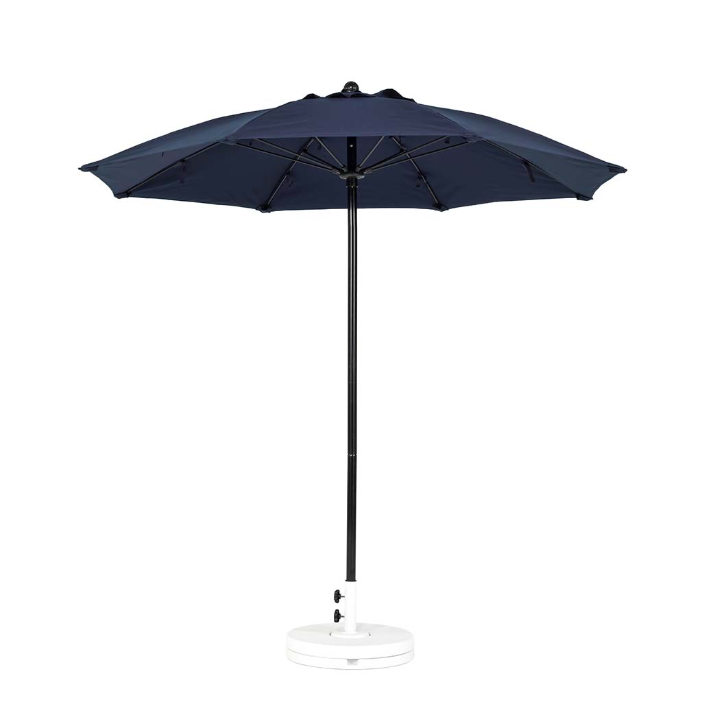 7.5' Modern Fiberglass Market Umbrella - Manual Lift/No Tilt