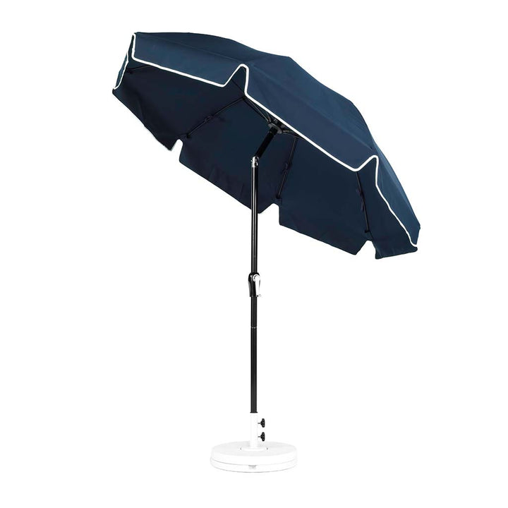 7.5' Modern Fiberglass Market Umbrella - Crank/Button Tilt