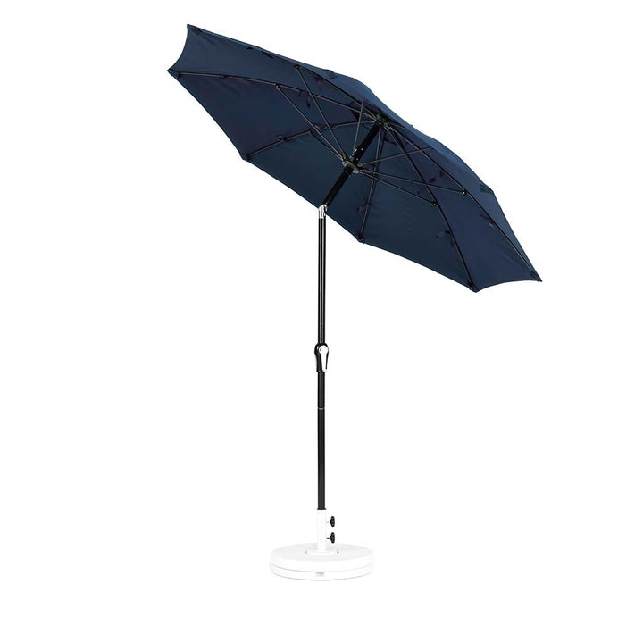 7.5' Modern Fiberglass Market Umbrella - Crank/Button Tilt