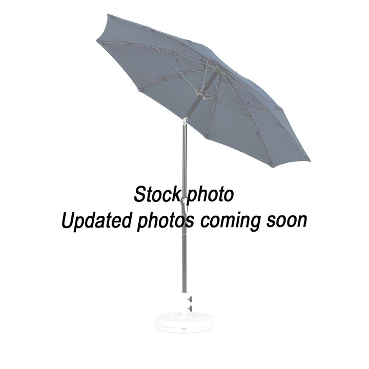 7.5' Modern Fiberglass Market Umbrella - Crank/Button Tilt