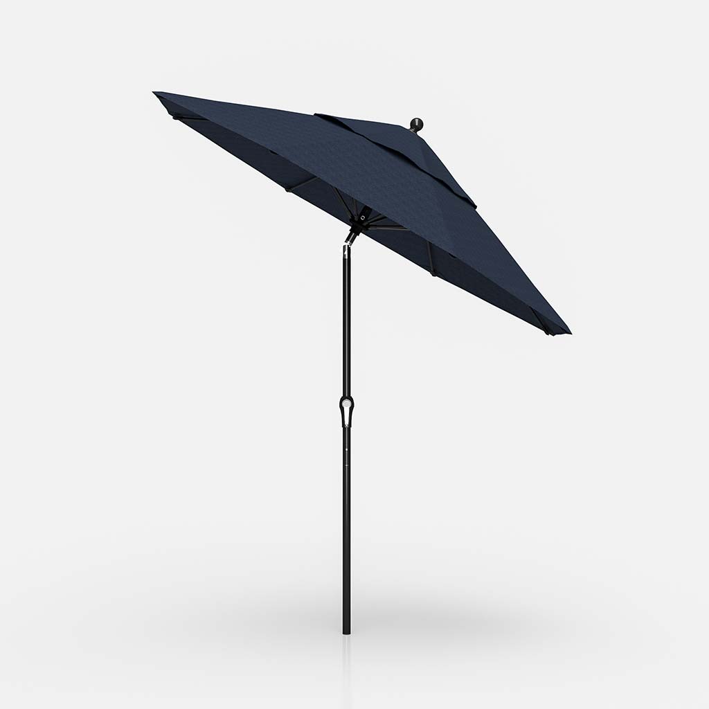 7.5' Fiberglass Market Umbrella - Crank/Auto Tilt