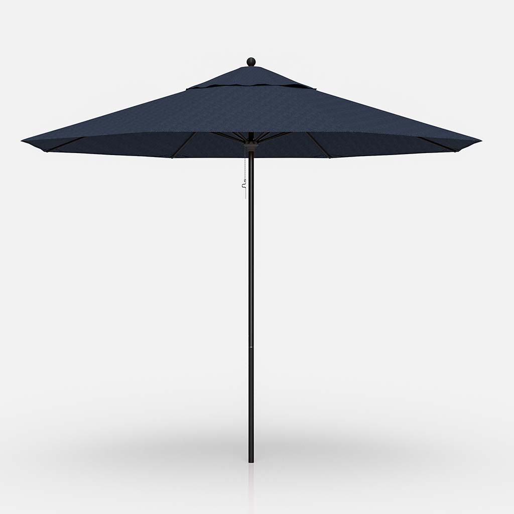 11' Fiberglass Market Umbrella - Pulley Lift