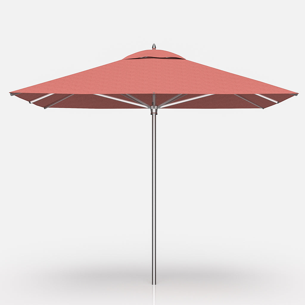 10' Square Aluminum Market Umbrella