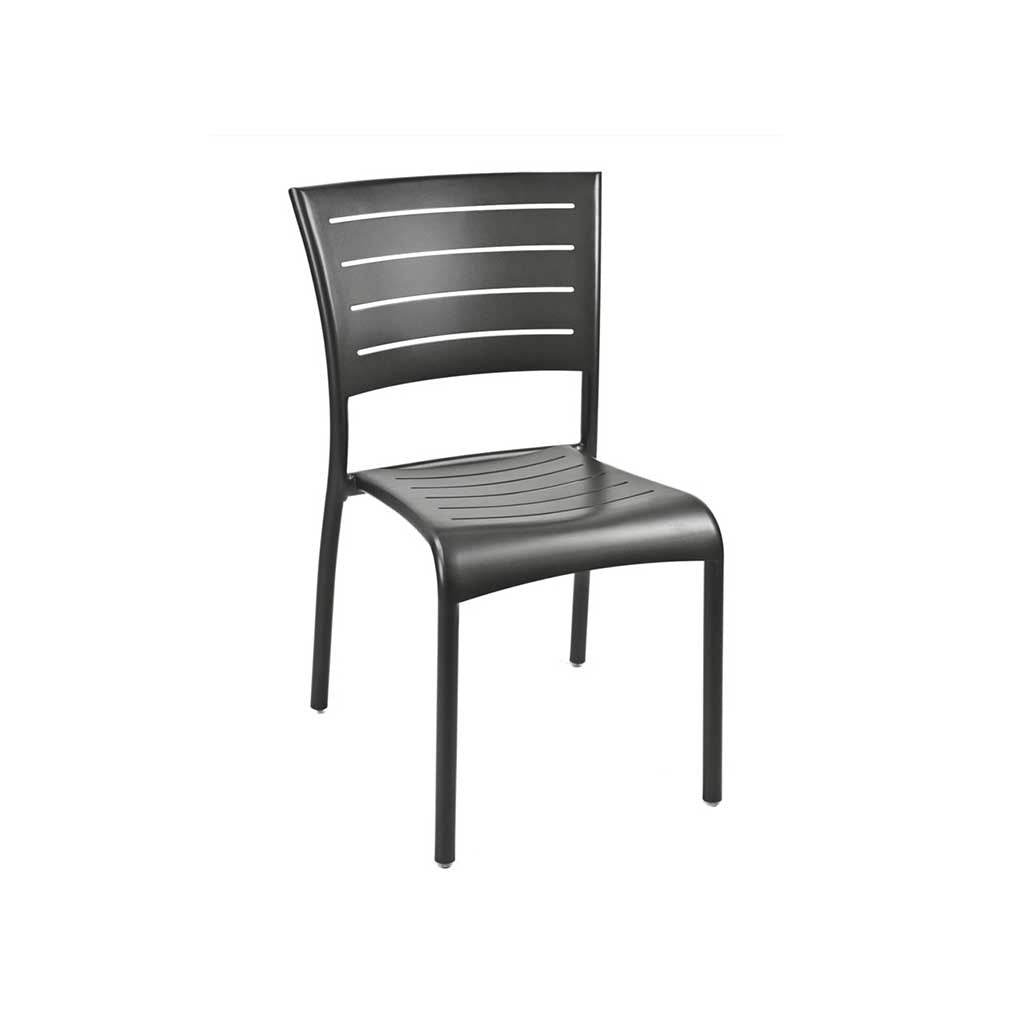 Tuscany Armless Dining Chair || Aluminum