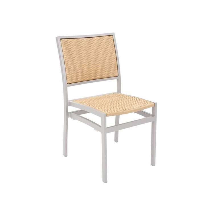 Tuscany Armless Dining Chair || Wicker Weave