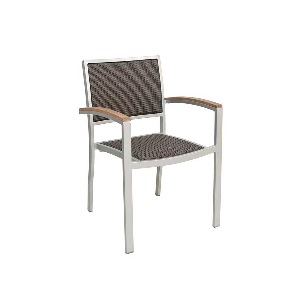 Tuscany Dining Arm Chair || Wicker Weave