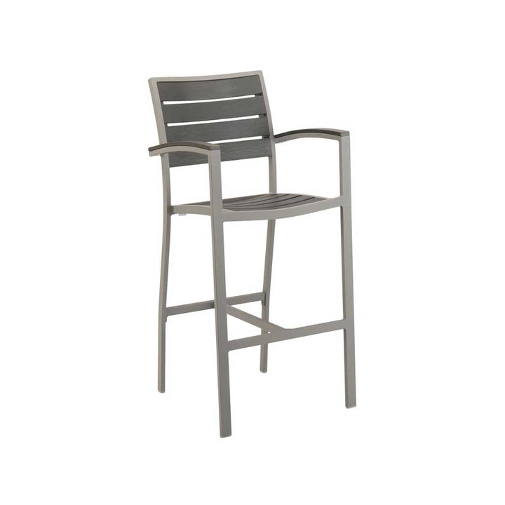 Tuscany Arm Bar Stool || Teak