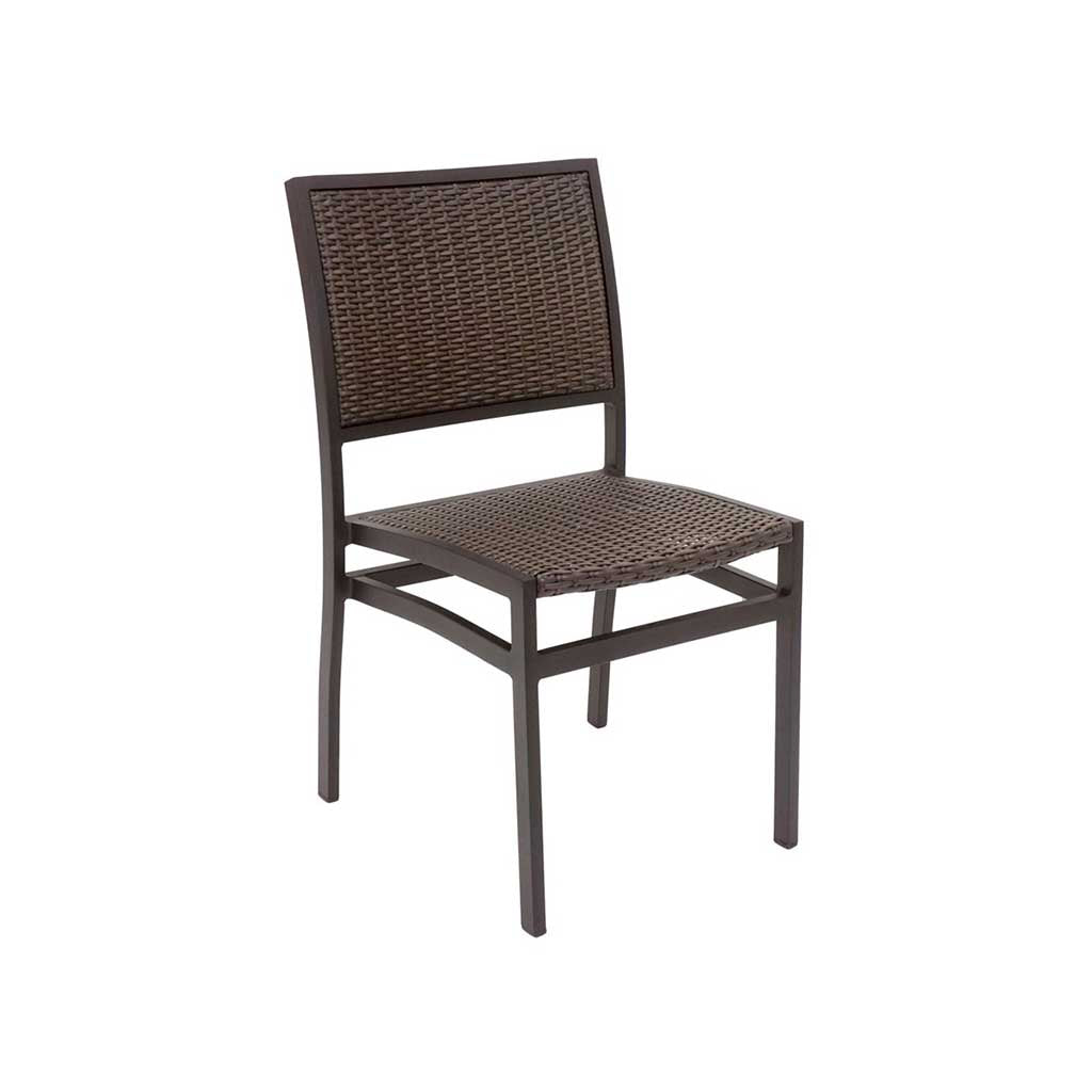 Tuscany Armless Dining Chair, Tall || Wicker Weave