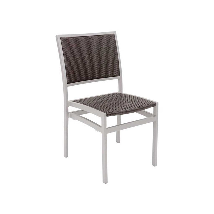 Tuscany Armless Dining Chair, Tall || Wicker Weave