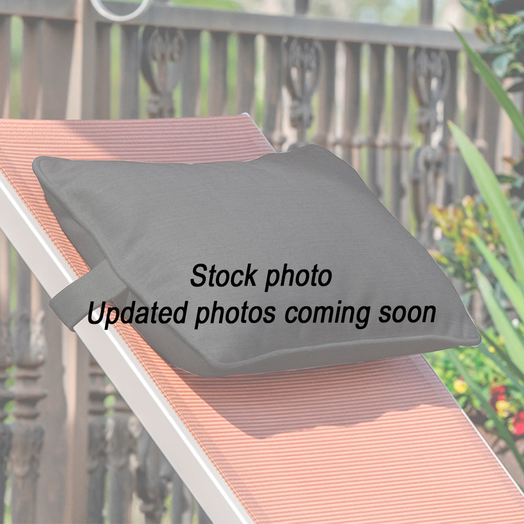 Headrest Pillow With Velcro Ties 27 x 10