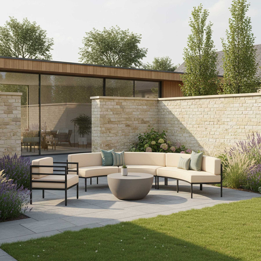 Luxe Curved Sectional Unit