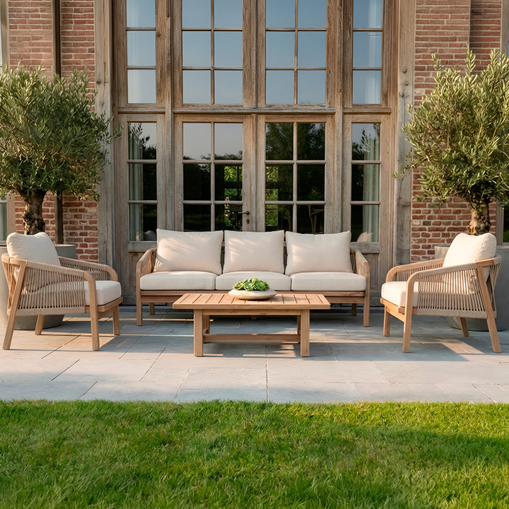 Montego Single Chair || Acacia/Play Snow