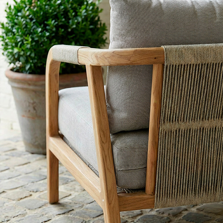 Montparnasse Arm Chair || Teak/Grey