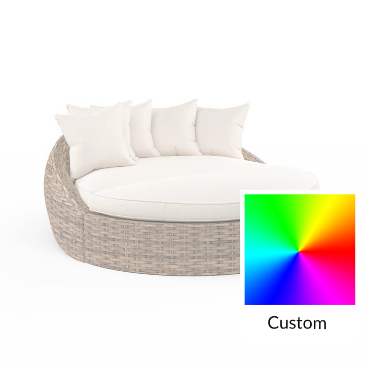 Amelia Round Daybed || Aged Tobacco