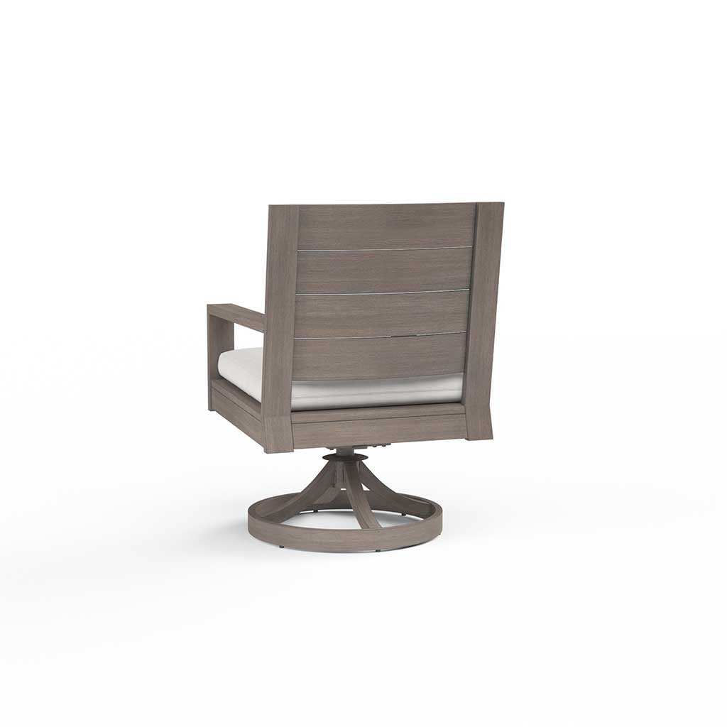 Kiawah Swivel Rocking Dining Chair || Driftwood