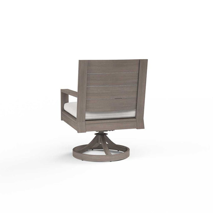 Kiawah Swivel Rocking Dining Chair || Driftwood