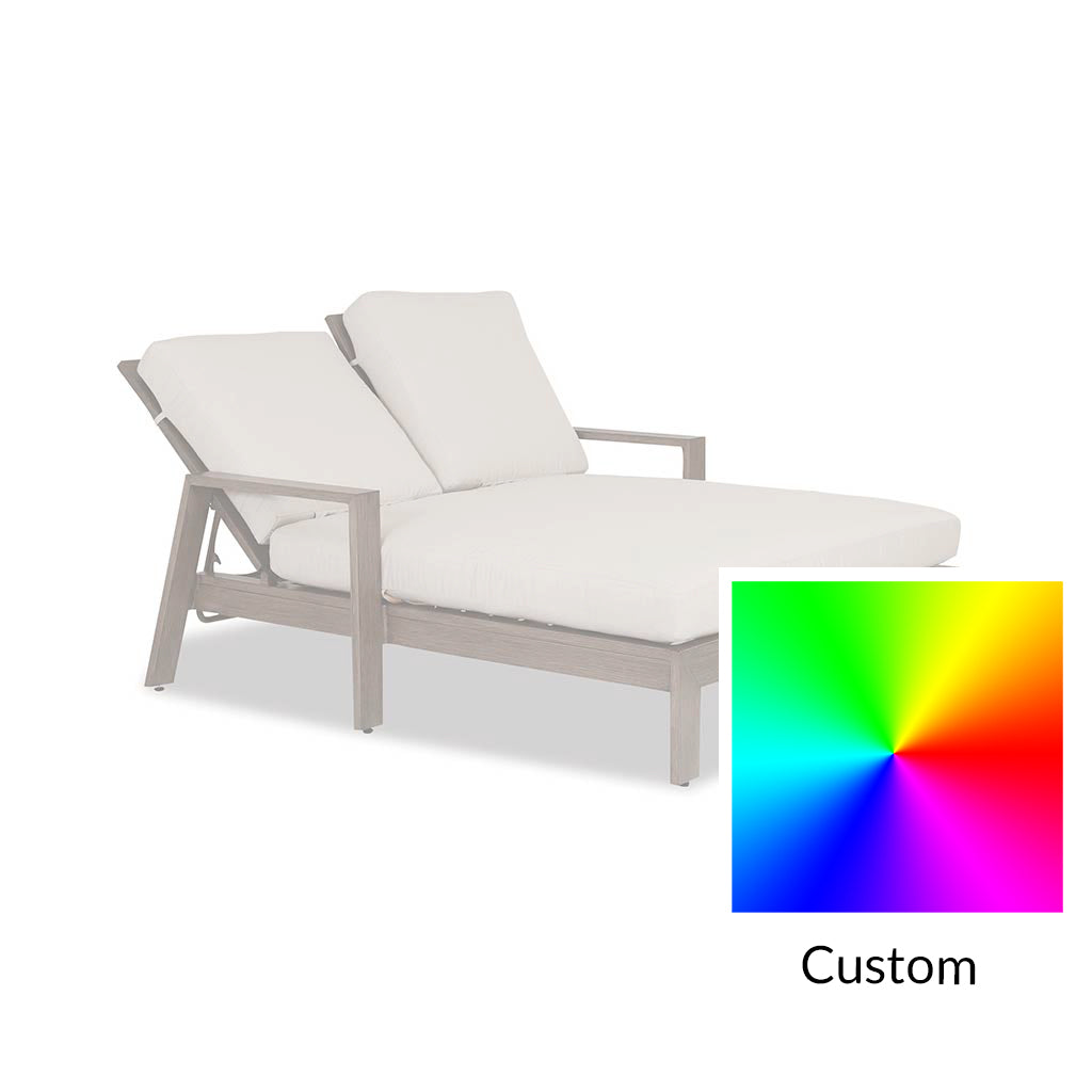 Kiawah Double Chaise Lounge || Driftwood