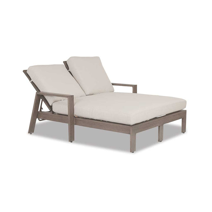 Kiawah Double Chaise Lounge || Driftwood
