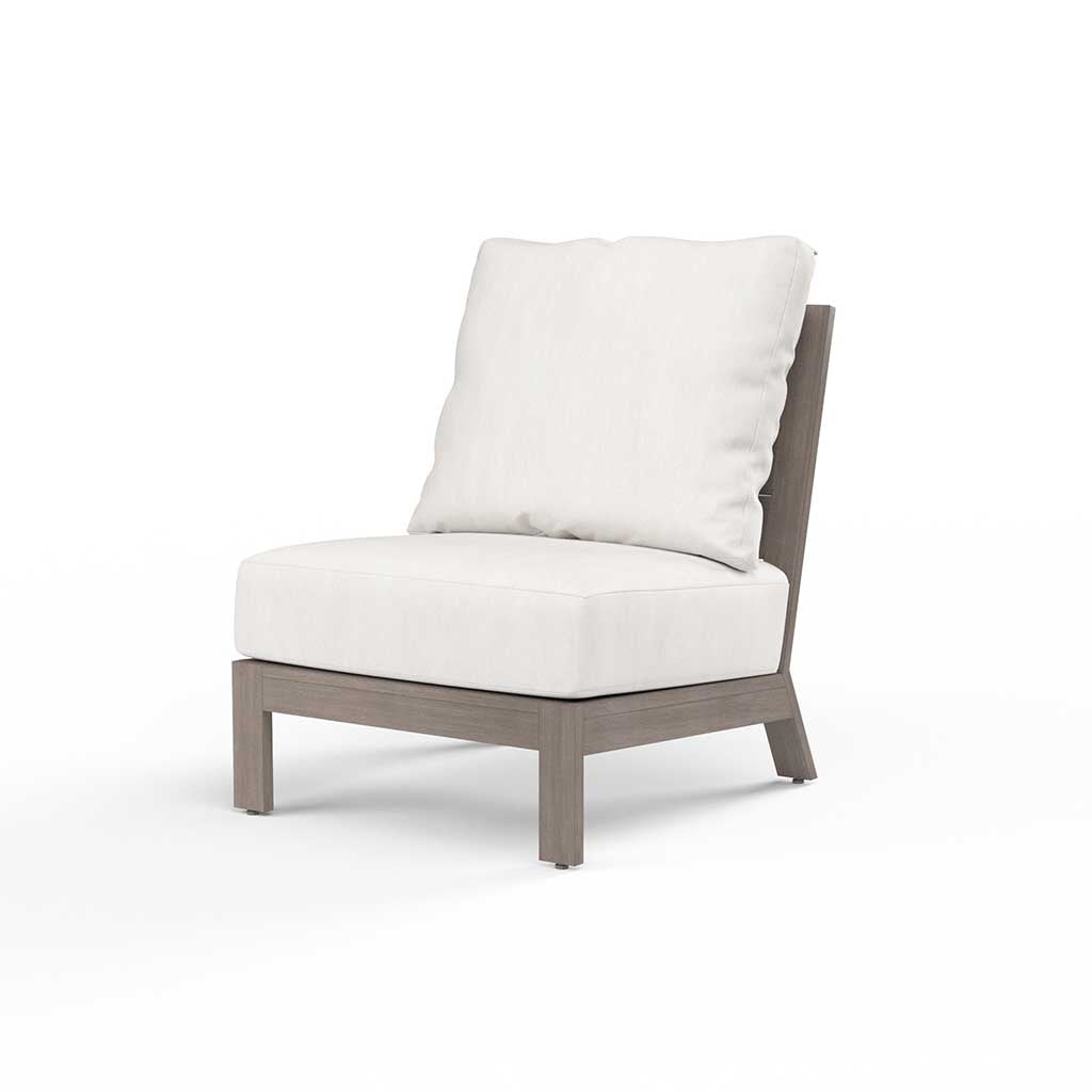 Kiawah Sectional Armless Chair || Driftwood