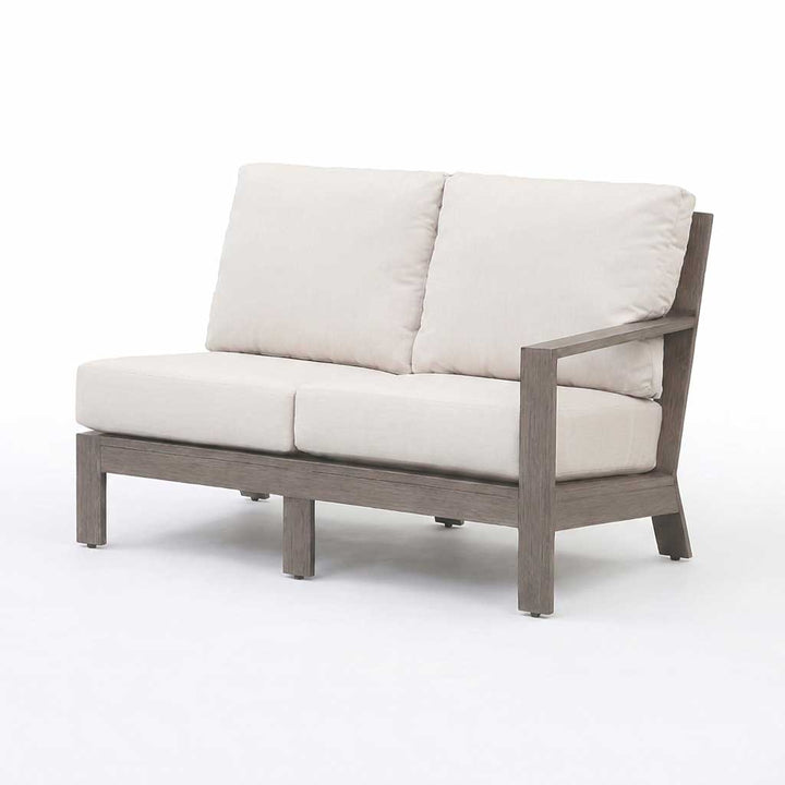 Kiawah Left Arm Loveseat || Driftwood