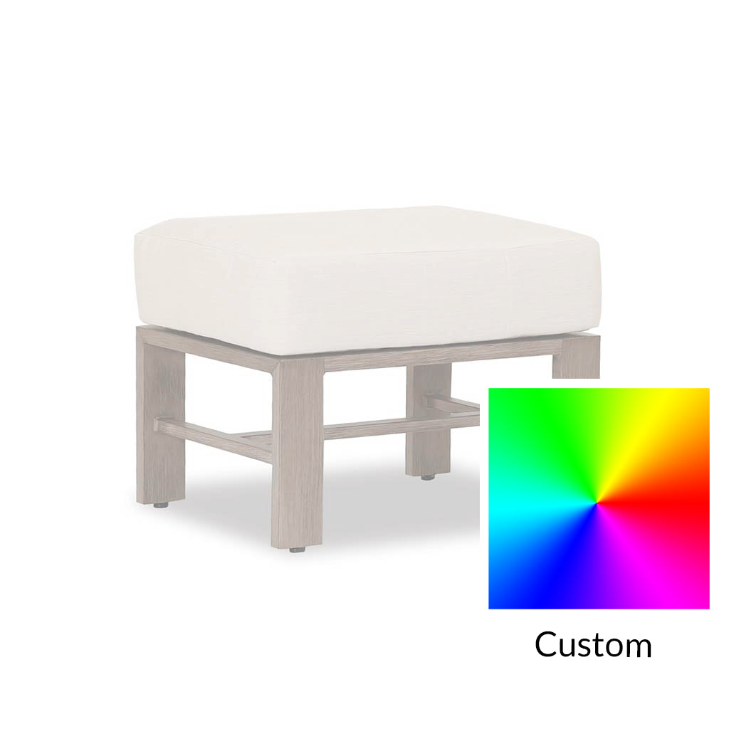Kiawah Ottoman || Driftwood