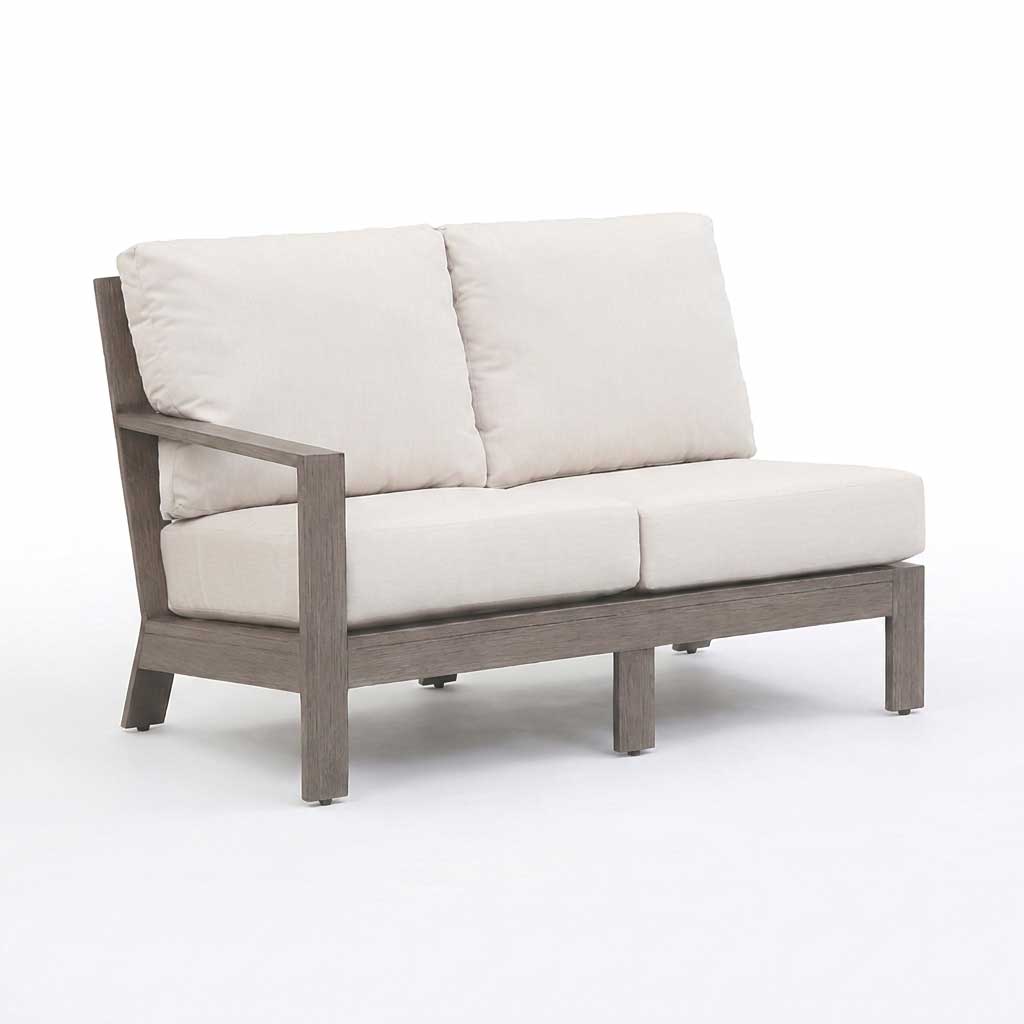 Kiawah Right Arm Loveseat || Driftwood