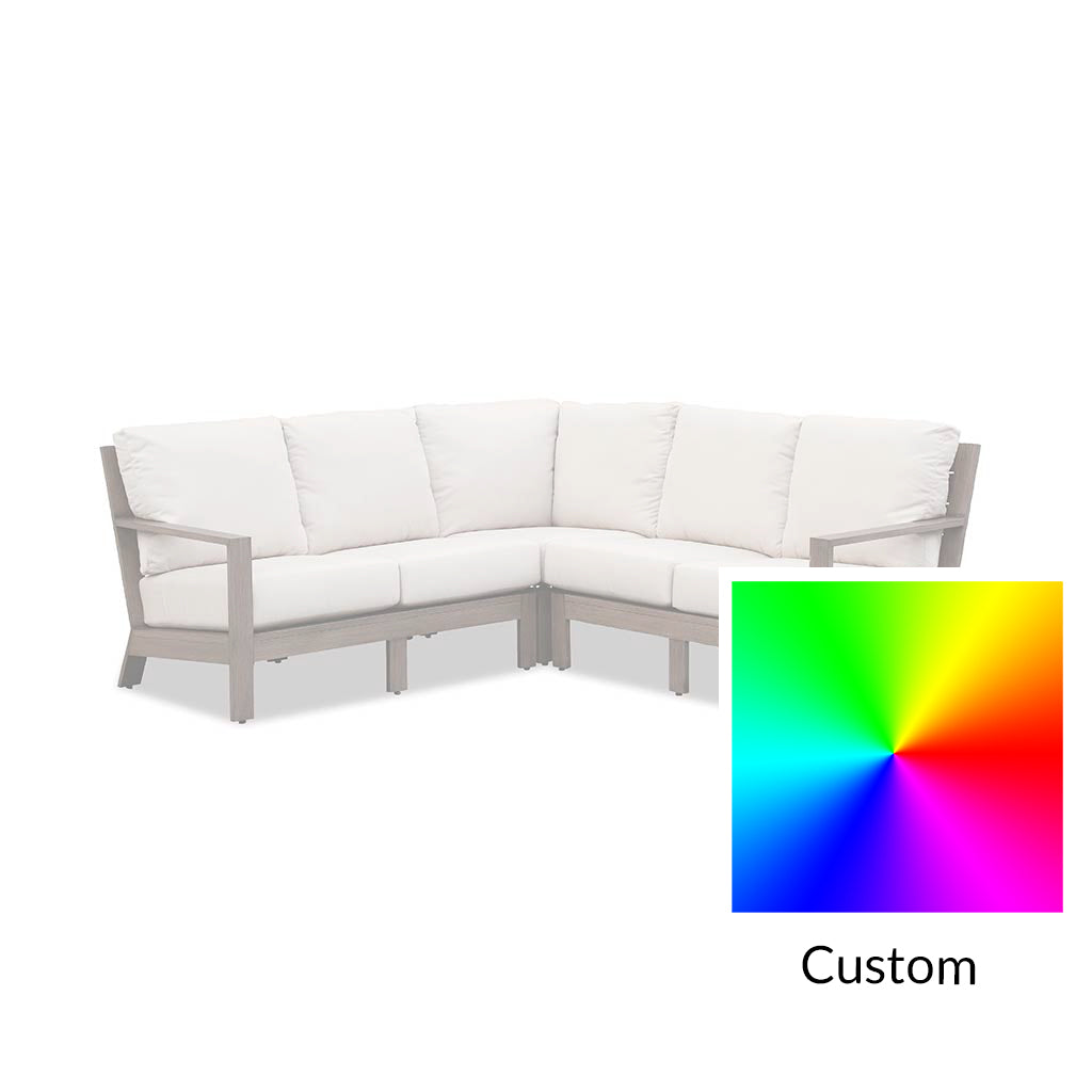 Kiawah 3 Piece Sectional Sofa || Driftwood