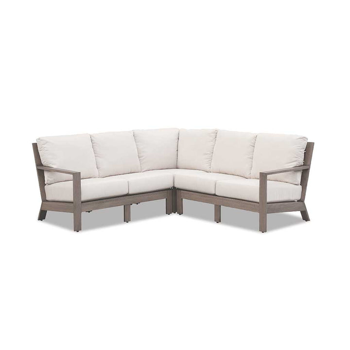 Kiawah 3 Piece Sectional Sofa || Driftwood