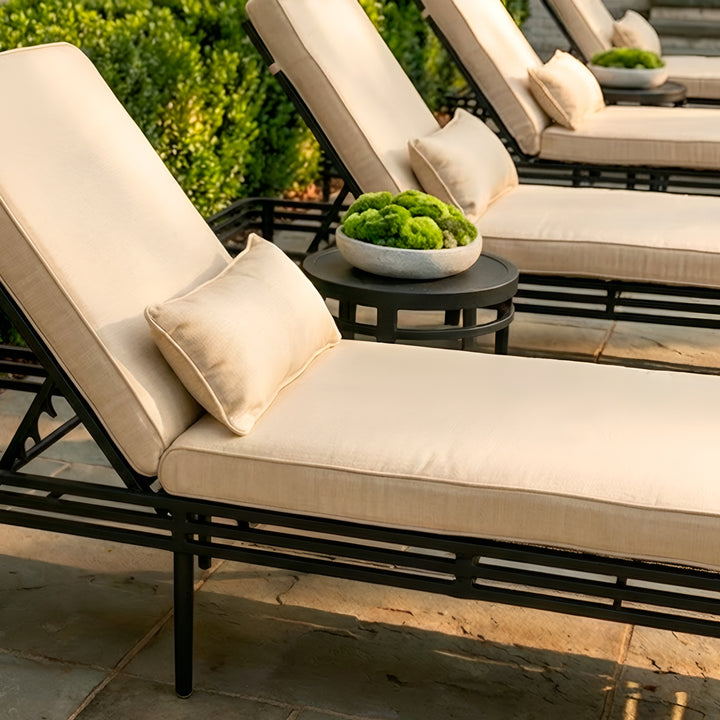 Saratoga Sling Chaise Lounge with Cushion