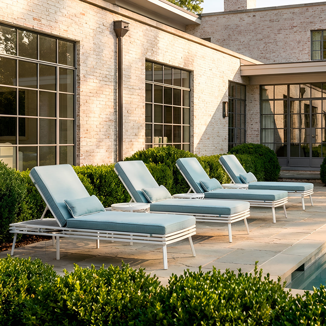 Saratoga Sling Chaise Lounge with Cushion