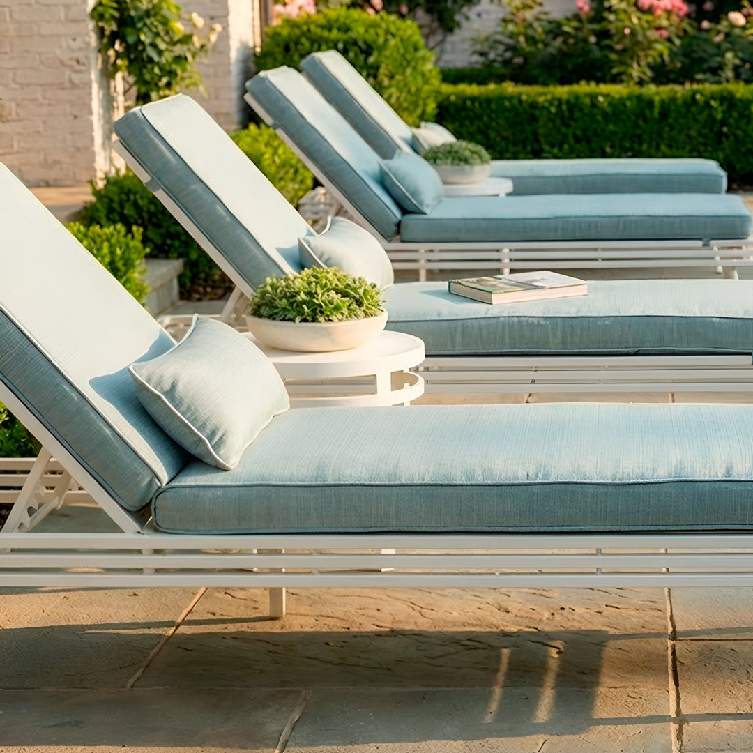 Saratoga Sling Chaise Lounge with Cushion