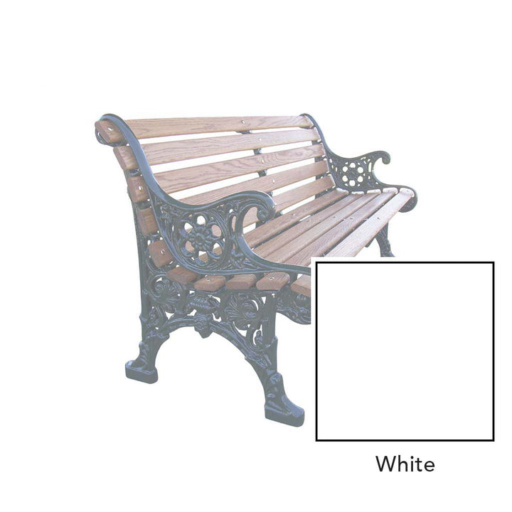 4′ Oak Renaissance Park Bench