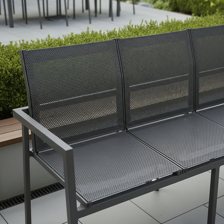 Luxe Sling Three Seat Bench