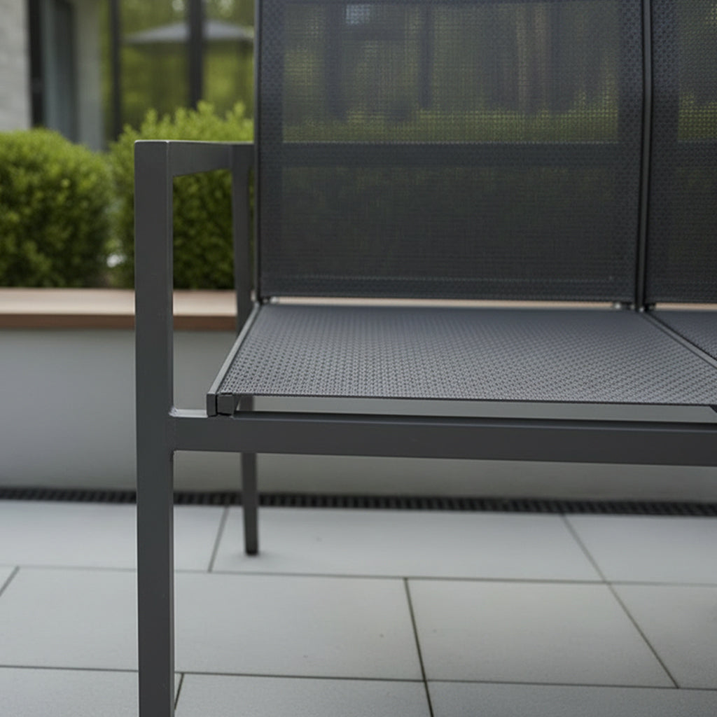 Luxe Sling Three Seat Bench