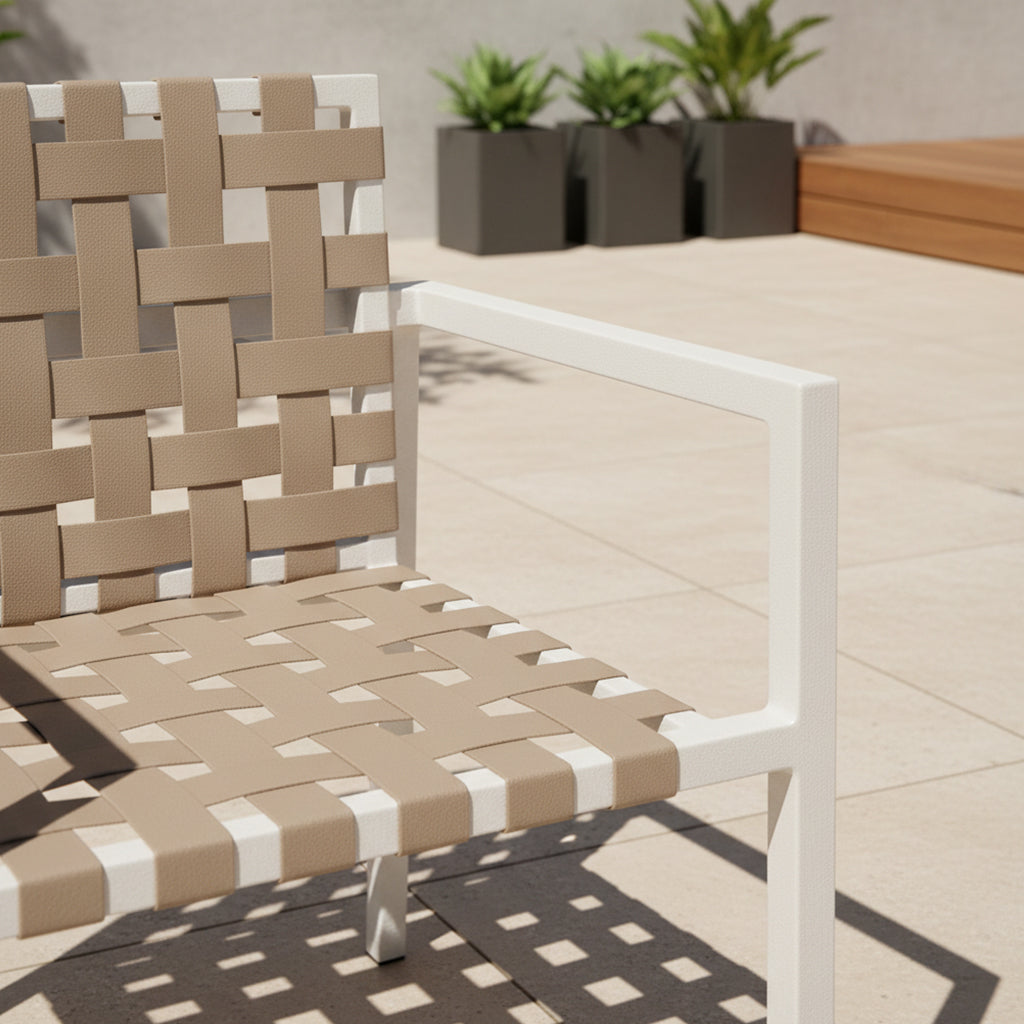 Luxe Cross Weave Dining Chair