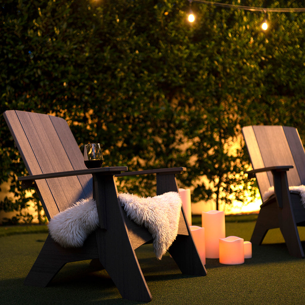 Aqua Adirondack Chair