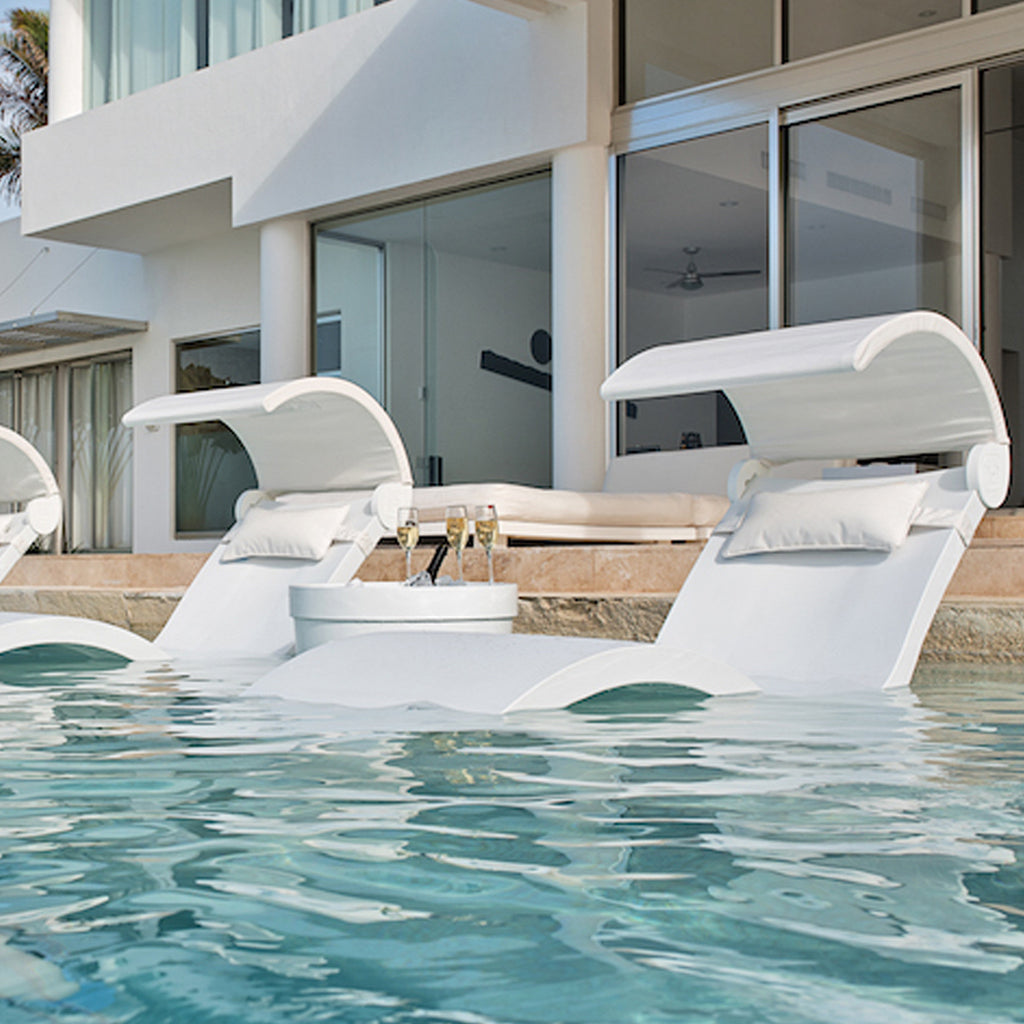 Aqua Shade for In Water Deep Chaise Lounge