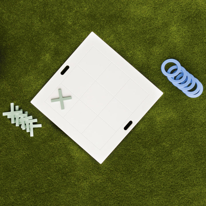 Aqua Tic Tac Toe || White