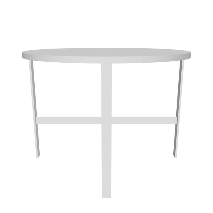 Bel Air 42" Round Aluminum Table