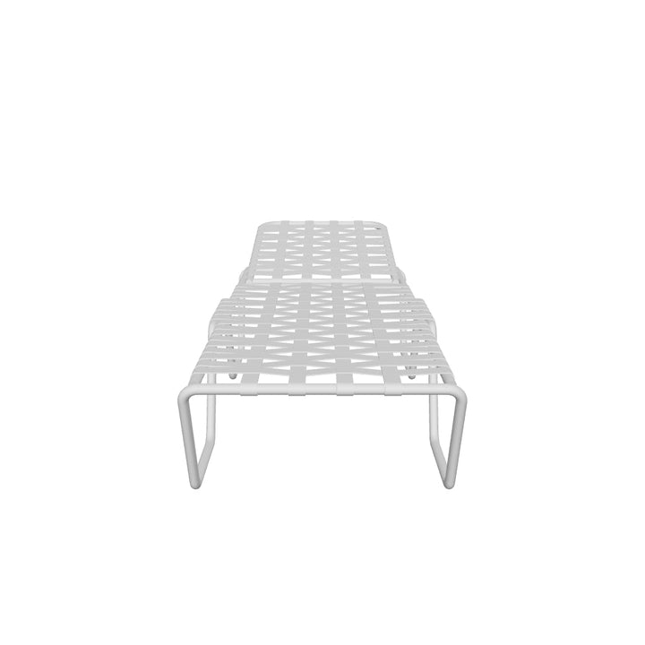Classic Cross Weave Chaise Lounge