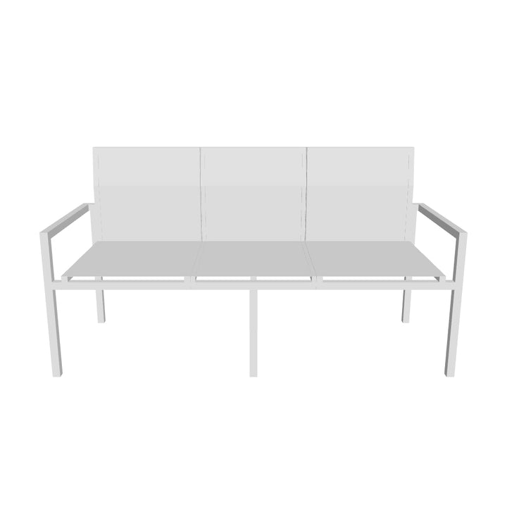 Luxe Sling Three Seat Bench