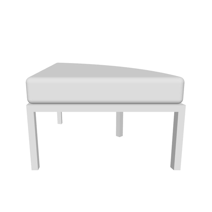 Luxe Curved Ottoman