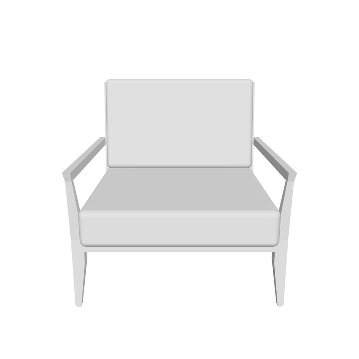 MCM Arm Chair || Black/Canvas